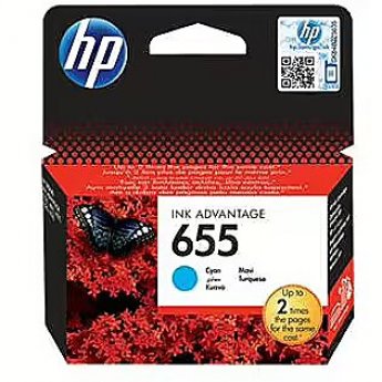 Hewlett Packard Ink HP 655 cyan