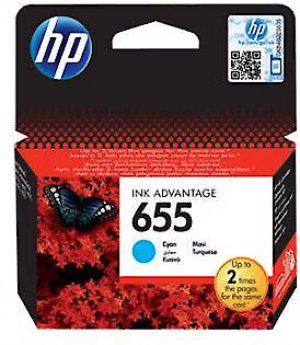Hewlett Packard Ink HP 655 cyan