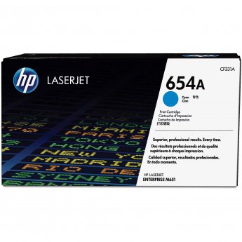 Hewlett Packard Toner 654A Original Toner cyan Standardkapazität 15.000 Seiten 1er-Pack