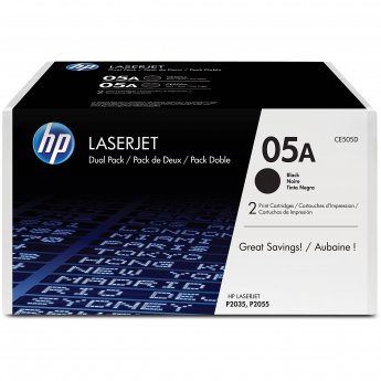 Hewlett Packard Toner HP 05A Black Dual Pack | LaserJet P2035