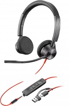 Hp Poly Blackwire 3325 - headset - 3.5 mm jack, USB-C