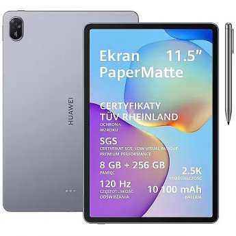 Huawei MatePad 11.5 (2025) PaperMatte Edition, 8GB/256GB, Space Gray + M-Pen Lite