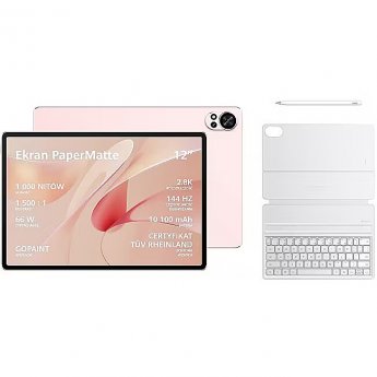 Huawei MatePad 12 X, 12GB/256GB, Pink + Keyboard + Stylus