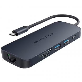 Hyper | HyperDrive Next 8 Port USB-C Hub, 140W | Ethernet LAN (RJ-45) ports 1 | HDMI ports quantity 1