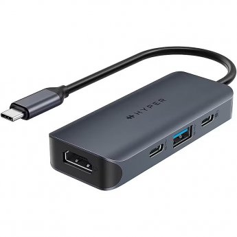 HyperDrive Hyper HyperDrive EcoSmart Gen.2 Universal USB-C 4-in-1 Hub 100W HyperDrive EcoSmart Gen.2 Universal USB-C 4-in-1 Hub mit 100 W PD Power Pass-thru