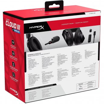 HyperX HEADSET HYPERX CLOUD III S WRL/WL BK GAM A59YZAA