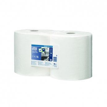 Industriālais papīrs TORK Premium Heavy-Duty, 1 sl., 350 lapas rullī, 25.5 cm x 117 m, baltā krāsā, 473382