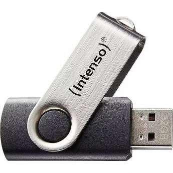 Intenso Basic Line, 64GB, Black & Silver