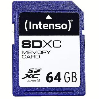 Intenso SDXC, 64GB, Class 10