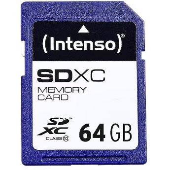 Intenso SDXC, 64GB, Class 10