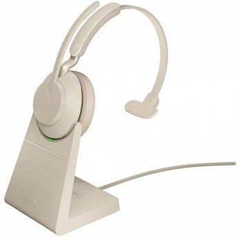 Jabra Evolve2 65 USB-C UC Chrg stand Mono - Beige