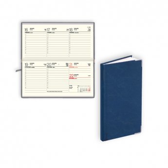 Kabatas plānotājs 2026.gadam EKO Lady, nedēļa, 163x82 mm, balacron, zils