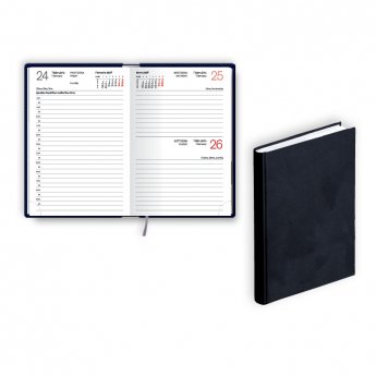 Kabatas plānotājs 2026.gadam EKO Mono, diena, 98x150 mm, balacron, melns