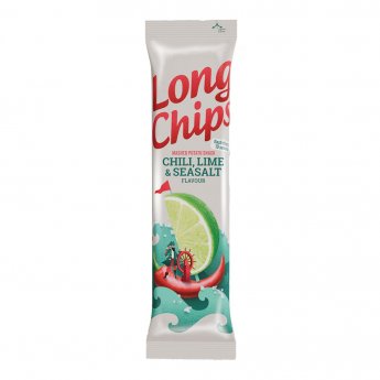 Kartupeļu plāksnes LONGCHIPS ar čilli, laimu un jūras sāli, 75g