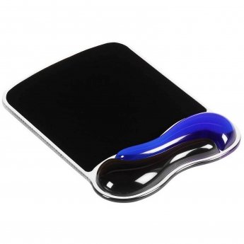Kensington Duo Gel Mouse Pad, Blue/Black