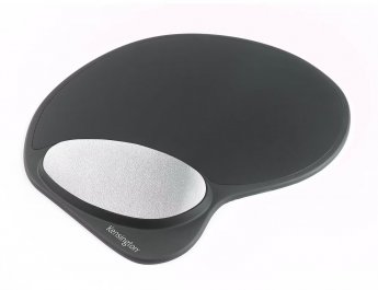 Kensington Memory Gel Mouse Pad, Black/Grey