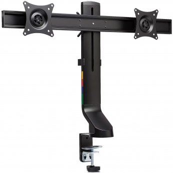 Kensington Space Saving Monitor Arm Dual, 10-27"