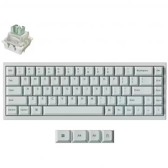 Keychron KEYBOARD USB-C Q16 HE 8K/LIGHT GREEN Q16HW-L1