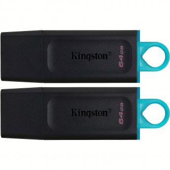 Kingston DT Exodia, 64GB, Black & Teal, 2 Pieces