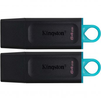 Kingston DT Exodia, 64GB, Black & Teal, 2 Pieces