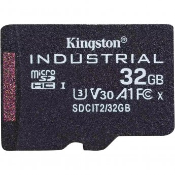 Kingston Industrial, microSDHC, 32GB, Class 10, UHS-I, U3, V30