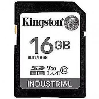 Kingston Industrial, SDHC, 16GB, UHS-I, U3, V30