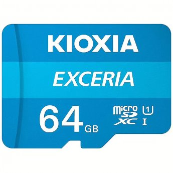 Kioxia Exceria M203, microSDHC, 64GB, Class 10, UHS-I,+Adapter