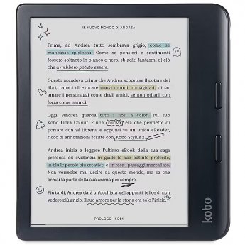 Kobo Rakuten Kobo Libra Colour e-book reader Touchscreen 32 GB Wi-Fi Black