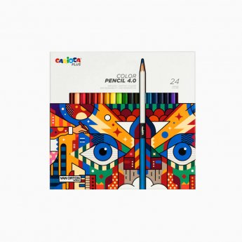 Krāsainie zīmuļi CARIOCA Plus 4.0 24 gab