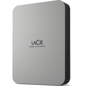 Lacie Mobile Drive V2, 4TB, Moon Silver
