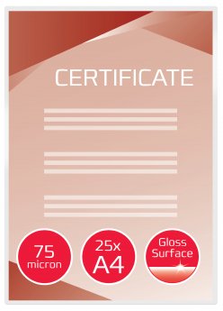 Laminēšanas kabatiņas GBC Document™ Pouch Gloss A4 75 mikroni