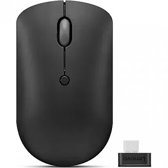 Lenovo 400 USB-C Wireless Compact Mouse, Black
