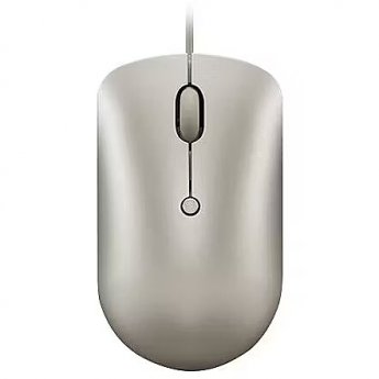 Lenovo 540 USB-C Wired Compact Mouse, Sand
