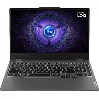 Lenovo LOQ 15IAX9 Luna Grey, 15.6" FHD IPS 144Hz, Core i5-12450HX, 16GB, 512GB SSD, GeForce RTX 3050 6GB, No OS