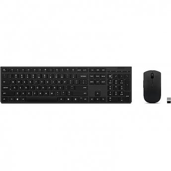 Lenovo Professional Wireless Rechargeable Combo Keyboard and Mouse-Russian/Cyrillic
