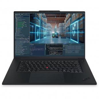 Lenovo ThinkPad P1 (Gen 9) Black, 16" WUXGA IPS, Core Ultra 7 356H, 64GB, 1TB, NVIDIA RTX PRO 2000 Blackwell 8GB, Windows 11 Pro