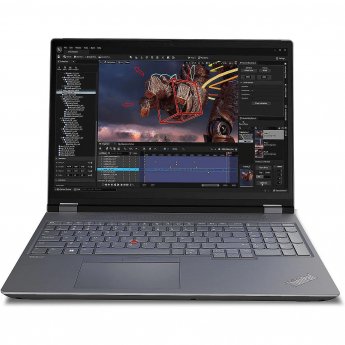 Lenovo ThinkPad P16 (Gen 2) Storm Grey, 16" WQXGA IPS 165Hz, Core i7-14700HX, 32GB, 1TB Opal2 SSD, RTX 2000 Ada 8GB, Windows 11 Pro