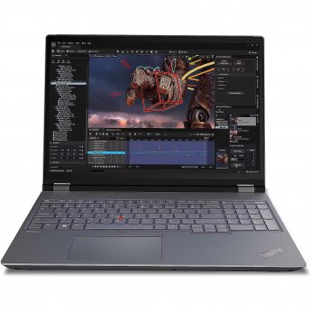 Lenovo ThinkPad P16 (Gen 2) Storm Grey, 16" WQXGA IPS 165Hz, Core i9-13980HX, 32GB, 1TB SSD, RTX 3500 Ada 12GB, Windows 11 Pro