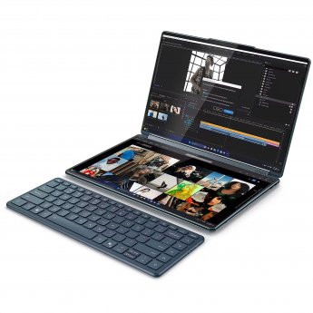 Lenovo Yoga Book 9 14IAH10 | Tidal Teal | 2x14 " | OLED | Touchscreen | 2.8K WQXGA+ | 2880 x 1800 pixels | Glossy | Intel Core Ultra 7 | 255H | 32 GB | Soldered LPDDR5x | Solid-state drive capacity 1000 GB | Intel Arc Graphics | Windows 11 Pro | 802.11be 