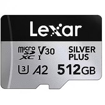 Lexar Silver Plus, microSDXC, 512GB