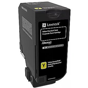 Lexmark Corporate 74C2SYE Laser Toner Cartridge, Yellow