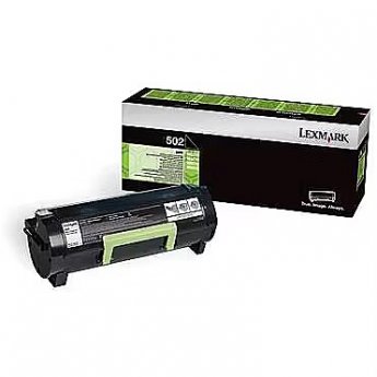 Lexmark Toner Lexmark 502 black | return | 1500 pgs | MS310d / MS310dn / MS410d / MS410d