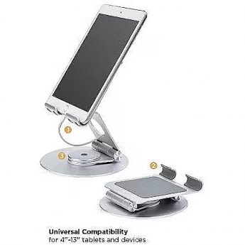 LH Group LH-GROUP ROTATING PHONE AND TABLET HOLDER 4"-13"