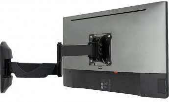 Lindy Adjustable Display Wall Mount (black, for monitors up to 66 cm (26"))