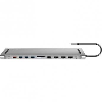 Logilink USB3.2 docking station USB-C, 12 port, PD