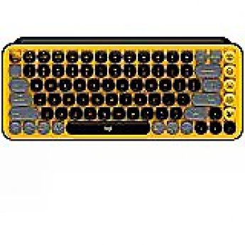 Logitech POP Keys Bluetooth Mechanical Keyboard - BLAST YELLOW - RUS