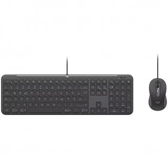Logitech WIRED COMBO MK620, GRAPHITE, DE