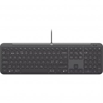 Logitech WIRED KB K620, GRAPHITE, DE