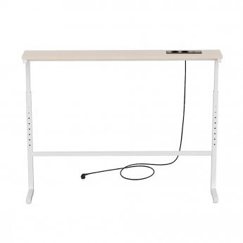 Maclean Side table with chargin g strip MC-140 W