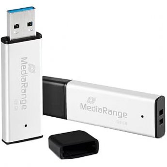 MediaRange High Performance, 128GB, Silver/Black